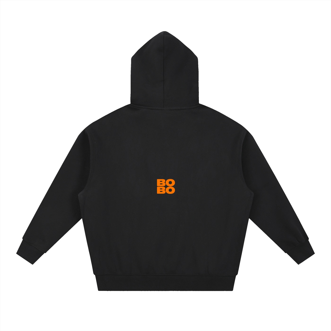 Oversized  Crop Back logo BOBO Hoodie — view 3