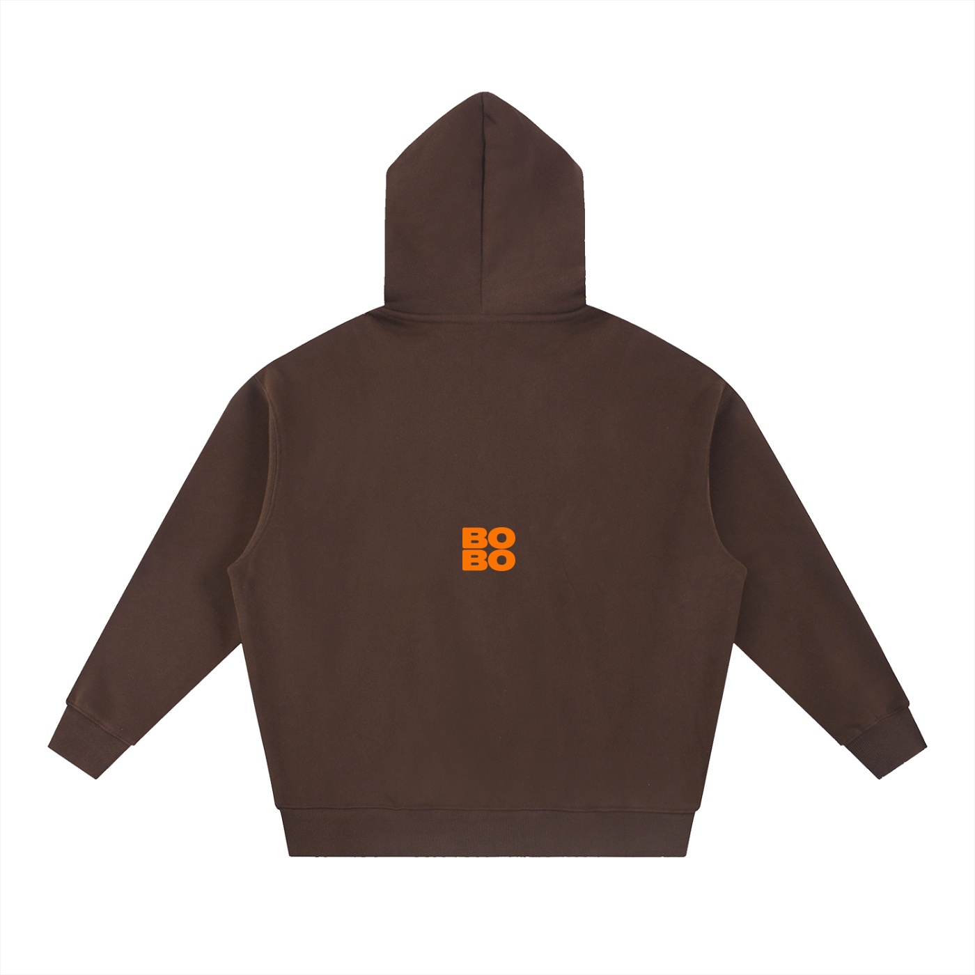 Oversized  Crop Back logo BOBO Hoodie