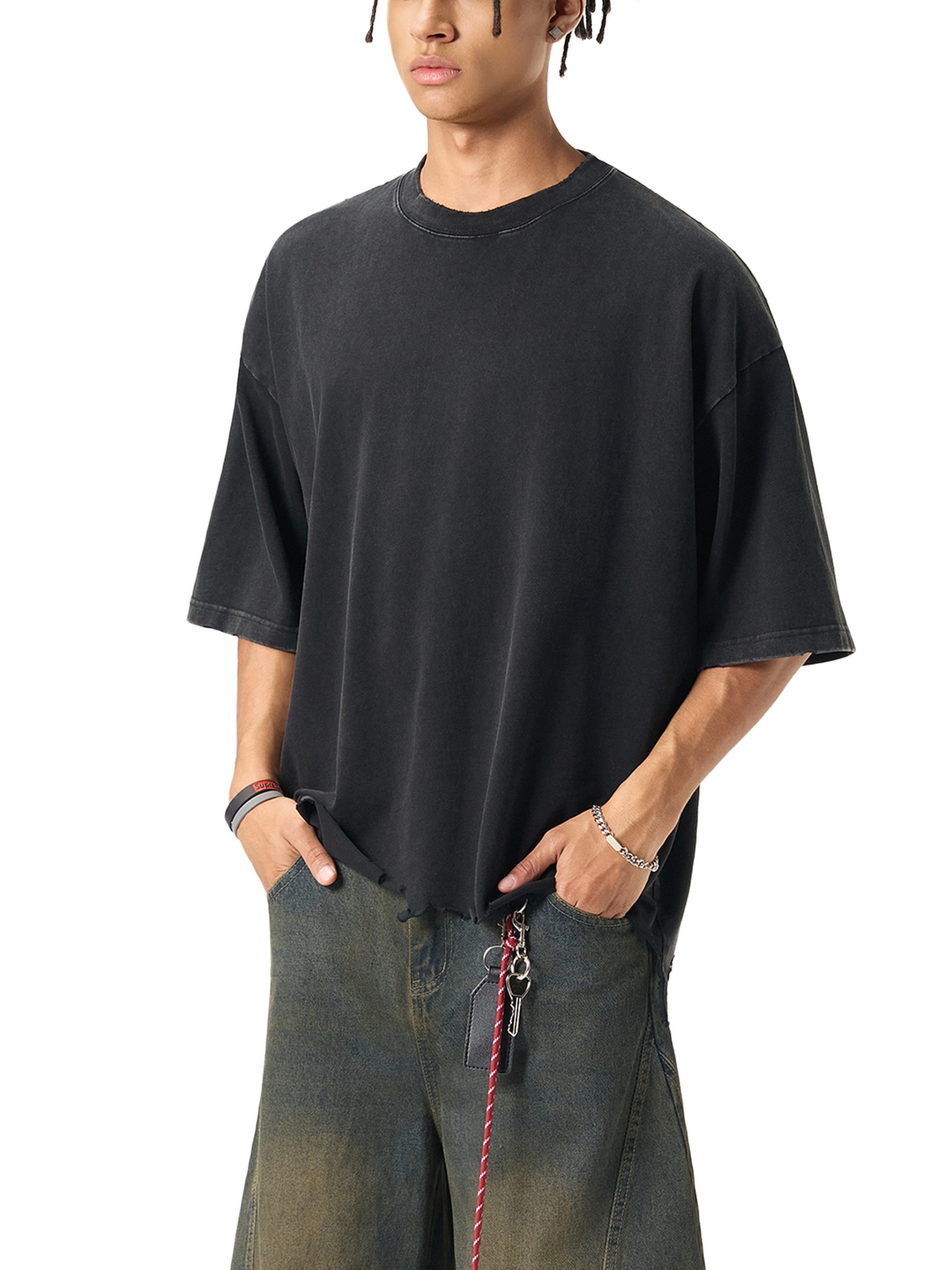 Snow Wash BOBO Crudo Tee — view 8